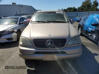 2001 Mercedes-Benz M-Class with VIN 4JGAB54E01A274839, listed as a Copart auction lot 72660884 with 190,934 mi miles and Clean Title. Bid and sale history available at carsss.com. Image 5.