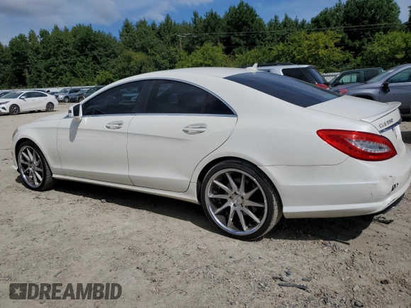 2014 Mercedes-Benz CLS-Class CLS 550 with VIN WDDLJ7DB4EA129719, listed as a Copart auction lot 69181334 with 103,547 mi miles and Salvage Title. Bid and sale history available at carsss.com. Image 2.
