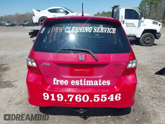 2008 Honda Fit Sport with VIN JHMGD38688S045652, listed as a IAAI auction lot 41861246 with 243,345 mi miles. Bid and sale history available at carsss.com. Image 16.