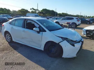 2021 Toyota Corolla LE with VIN 5YFEPMAE8MP233669, listed as a IAAI auction lot 41774096 with 126,483 mi miles and . Bid and sale history available at DreamBid. Image 1.