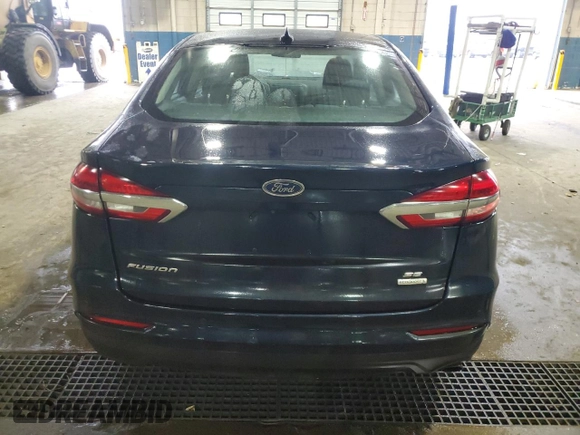 2020 Ford Fusion SE with VIN 3FA6P0HD9LR179565, listed as a Copart auction lot 83744344 with 51,299 mi miles and Salvage Title. Bid and sale history available at carsss.com. Image 6.