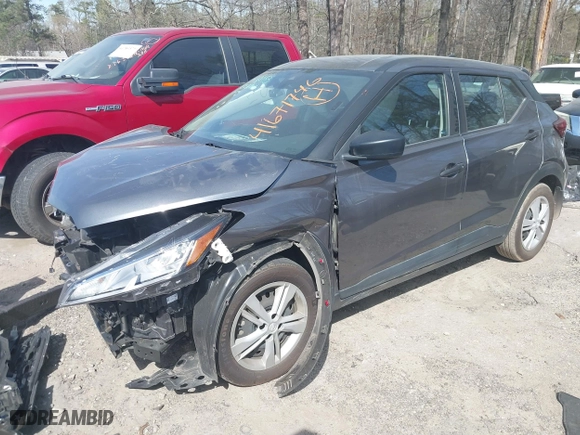 2023 Nissan Kicks S with VIN 3N1CP5BV3PL472904, listed as a IAAI auction lot 41671746 with 24,189 mi miles. Bid and sale history available at carsss.com. Image 16.