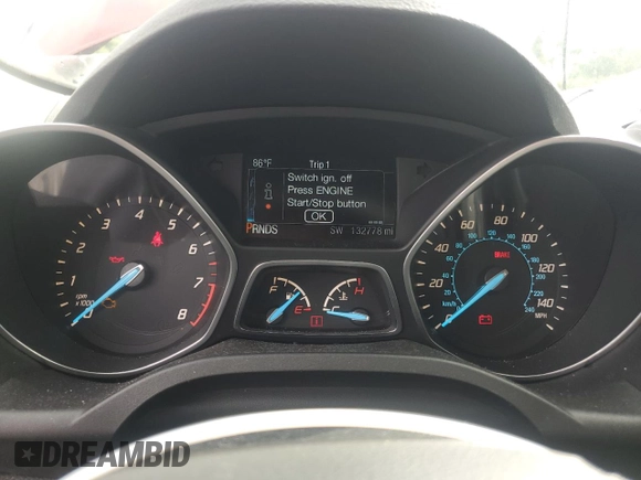 2015 Ford Escape Titanium with VIN 1FMCU0JX1FUB02997, listed as a Copart auction lot 63851825 with 132,778 mi miles and Clean title. Bid and sale history available at DreamBid. Image 9.