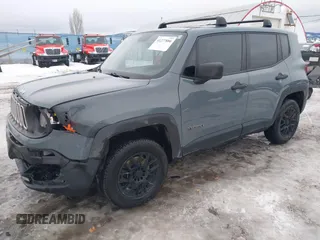 2018 Jeep Renegade Sport with VIN ZACCJBAB9JPJ50882, listed as a IAAI auction lot 41277886 with 59,081 mi miles and . Bid and sale history available at DreamBid. Image 18.