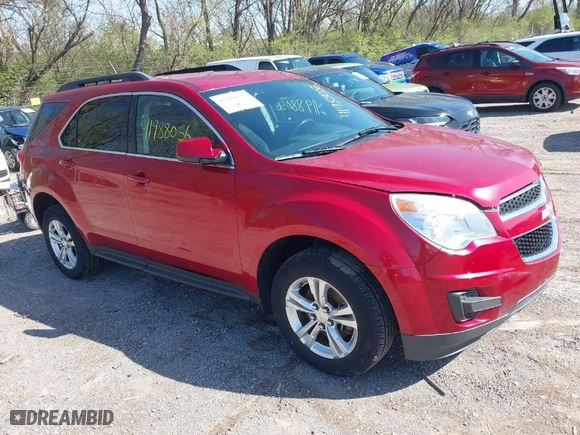 2015 Chevrolet Equinox LT with VIN 2GNFLFEK6F6100724, listed as a IAAI auction lot 41988056 with 89,872 mi miles. Bid and sale history available at carsss.com. Image 1.