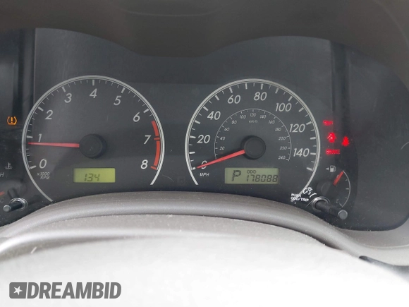 2009 Toyota Corolla with VIN 2T1BU40E39C019144, listed as a IAAI auction lot 42605037 with 178,088 mi miles and . Bid and sale history available at DreamBid. Image 7.