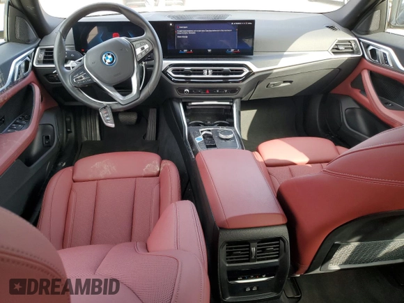 2023 BMW i4 eDrive35 with VIN WBY43AW07PFR42901, listed as a Copart auction lot 47583134 with 18,638 mi miles. Bid and sale history available at carsss.com. Image 8.