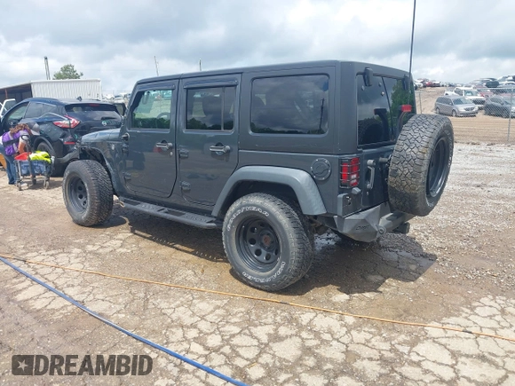 2018 Jeep Wrangler Unlimited Sport S with VIN 1C4BJWDG1JL849635, listed as a IAAI auction lot 42060964 with 60,405 mi miles and . Bid and sale history available at DreamBid. Image 3.