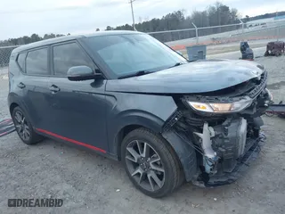 2020 Kia Soul GT-Line with VIN KNDJ63AU2L7075381, listed as a IAAI auction lot 41463188 with 66,188 mi miles. Bid and sale history available at carsss.com. Image 1.