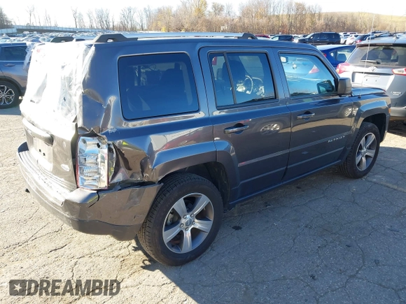 2017 Jeep Patriot High Altitude with VIN 1C4NJRFB7HD194823, listed as a IAAI auction lot 40807424 with 65,956 mi miles. Bid and sale history available at carsss.com. Image 4.