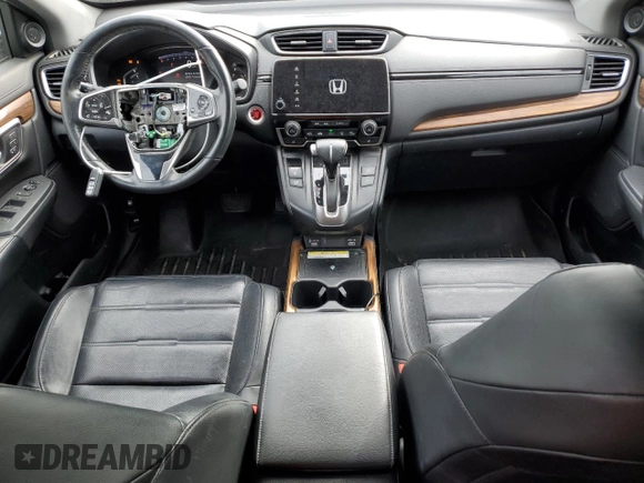 2020 Honda CR-V Touring with VIN 2HKRW2H96LH654268, listed as a Copart auction lot 47172605 with 57,086 mi miles and Salvage Title. Bid and sale history available at DreamBid. Image 8.