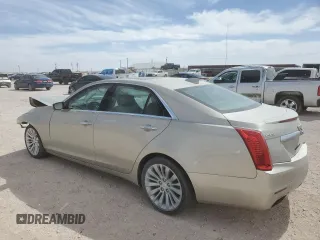 2016 Cadillac CTS Sedan Luxury Collection RWD with VIN 1G6AR5SX4G0117305, listed as a Copart auction lot 47463455 with 63,643 mi miles and Salvage Title. Bid and sale history available at carsss.com. Image 2.