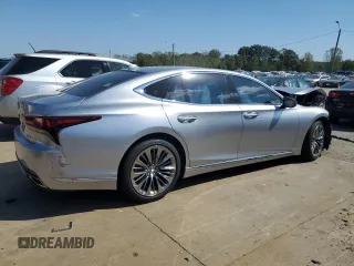 2021 Lexus LS with VIN JTHD51FF8M5013672, listed as a Copart auction lot 74357794 with 80,191 mi miles and Salvage Title. Bid and sale history available at carsss.com. Image 3.