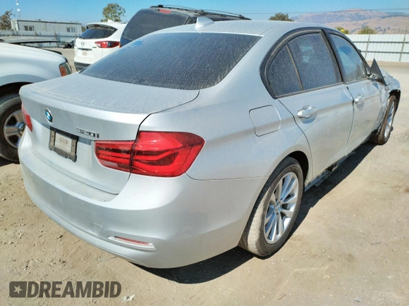 2016 BMW 3 Series 320i with VIN WBA8A9C55GK617336, listed as a Copart auction lot 57050052 with 67,070 mi miles and Clean Title. Bid and sale history available at carsss.com. Image 4.