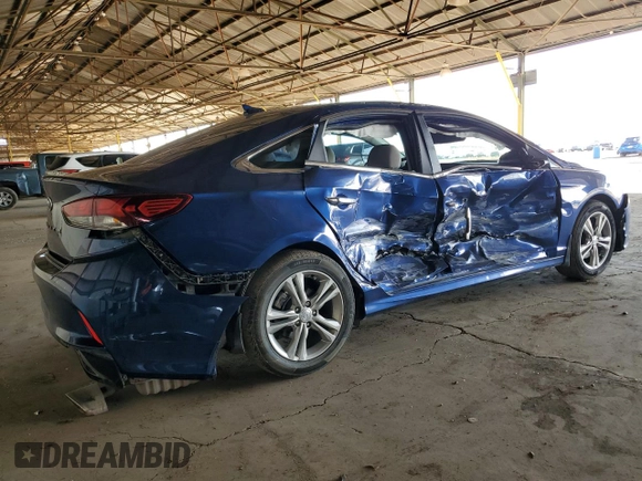 2018 Hyundai Sonata SEL with VIN 5NPE34AF6JH602901, listed as a Copart auction lot 48015045 with 42,278 mi miles and Salvage Title. Bid and sale history available at DreamBid. Image 3.