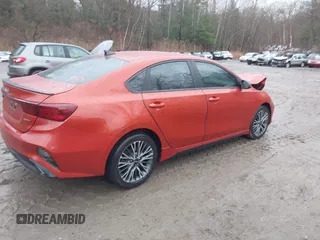 2023 Kia Forte GT-Line with VIN 3KPF54AD1PE602279, listed as a IAAI auction lot 41196633 with 17,423 mi miles. Bid and sale history available at carsss.com. Image 4.