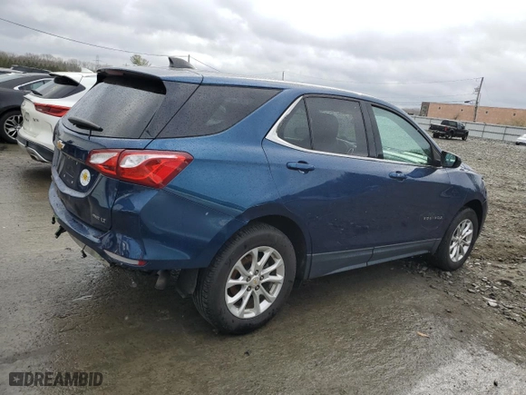 2020 Chevrolet Equinox LT with VIN 2GNAXUEV3L6132846, listed as a Copart auction lot 51120915 with 75,273 mi miles and Salvage Title. Bid and sale history available at carsss.com. Image 3.