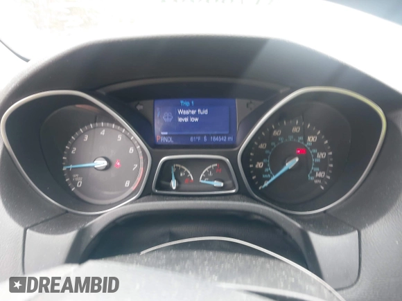 2013 Ford Focus SE with VIN 1FADP3K23DL161448, listed as a IAAI auction lot 41788061 with 184,542 mi miles. Bid and sale history available at carsss.com. Image 7.