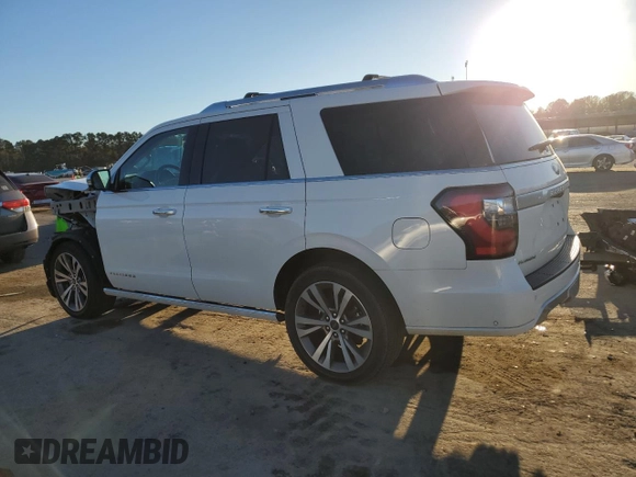 2020 Ford Expedition Platinum with VIN 1FMJU1LT2LEA61065, listed as a Copart auction lot 42641325 with 91,528 mi miles and Salvage title. Bid and sale history available at DreamBid. Image 2.
