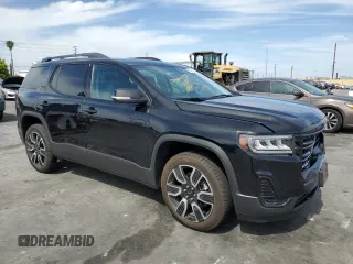 2021 GMC Acadia SLE with VIN 1GKKNKLAXMZ166350, listed as a Copart auction lot 56819585 with 35,668 mi miles and Salvage title. Bid and sale history available at DreamBid. Image 4.