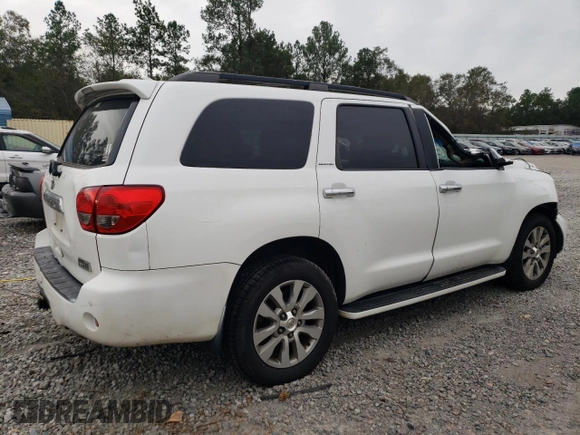2013 Toyota Sequoia Limited with VIN 5TDKY5G10DS050025, listed as a Copart auction lot 75077594 with 183,716 mi miles and Salvage Title. Bid and sale history available at carsss.com. Image 3.