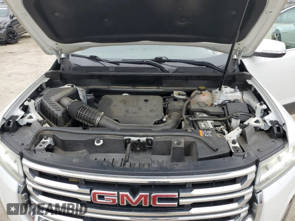2020 GMC Acadia SLT with VIN 1GKKNML44LZ202439, listed as a Copart auction lot 71468084 with 100,574 mi miles and Salvage Title. Bid and sale history available at DreamBid. Image 12.