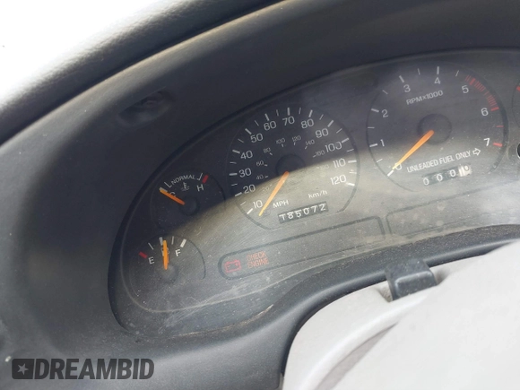 1996 Ford Mustang with VIN 1FALP4041TF145381, listed as a IAAI auction lot 41754114 with 185,072 mi miles. Bid and sale history available at carsss.com. Image 16.