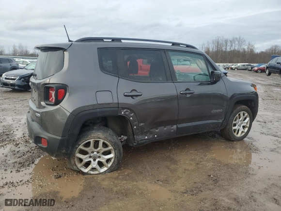2018 Jeep Renegade Latitude with VIN ZACCJBBB3JPH55580, listed as a Copart auction lot 84531634 with NaN miles and Non Repairable. Bid and sale history available at carsss.com. Image 3.
