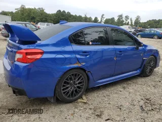 2015 Subaru WRX STI with VIN JF1VA2L69F9837435, listed as a Copart auction lot 73206354 with 57,811 mi miles and Salvage title. Bid and sale history available at DreamBid. Image 3.