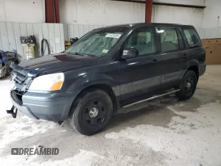 2004 Honda Pilot LX z VIN 2HKYF181X4H530778, wystawiony jako Copart lot #51420055 z przebiegiem 224 897 mil mil oraz Szkoda całkowita • Salvage title. Historia ofert i sprzedaży dostępna na DreamBid. Obrazek 1.