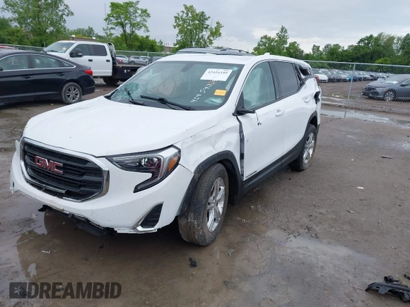 2019 GMC Terrain SLE with VIN 3GKALMEV5KL364822, listed as a IAAI auction lot 42454349 with 59,603 mi miles and . Bid and sale history available at DreamBid. Image 18.