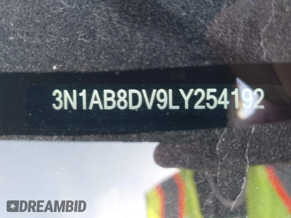 2020 Nissan Sentra SR with VIN 3N1AB8DV9LY254192, listed as a IAAI auction lot 41787206 with 70,718 mi miles and . Bid and sale history available at DreamBid. Image 9.