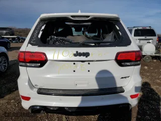 2021 Jeep Grand Cherokee SRT with VIN 1C4RJFDJ0MC548983, listed as a Copart auction lot 84048824 with 45,247 mi miles and Salvage Title. Bid and sale history available at carsss.com. Image 6.