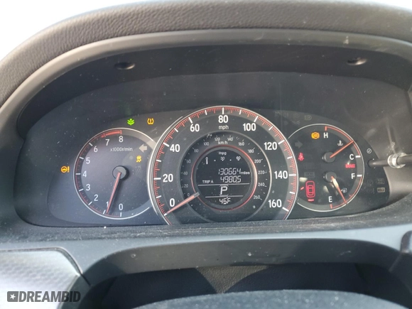 2016 Honda Accord Coupe EX-L with VIN 1HGCT1B80GA003340, listed as a Copart auction lot 46912145 with 130,664 mi miles and Salvage Title. Bid and sale history available at carsss.com. Image 9.