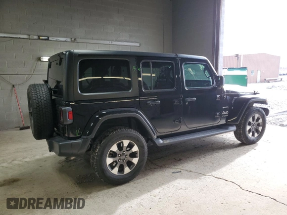 2022 Jeep Wrangler Unlimited Sahara Altitude with VIN 1C4HJXEG0NW115877, listed as a Copart auction lot 80689494 with 30,928 mi miles and Salvage title. Bid and sale history available at DreamBid. Image 3.