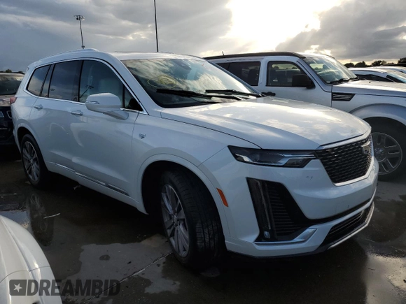 2021 Cadillac XT6 Premium Luxury with VIN 1GYKPCRS3MZ113799, listed as a Copart auction lot 74235164 with 0 mi miles and Non Repairable. Bid and sale history available at carsss.com. Image 4.