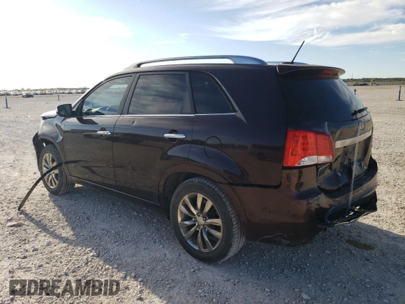 2011 Kia Sorento SX with VIN 5XYKW4A21BG122698, listed as a Copart auction lot 82316704 with 191,579 mi miles and Salvage Title. Bid and sale history available at carsss.com. Image 2.