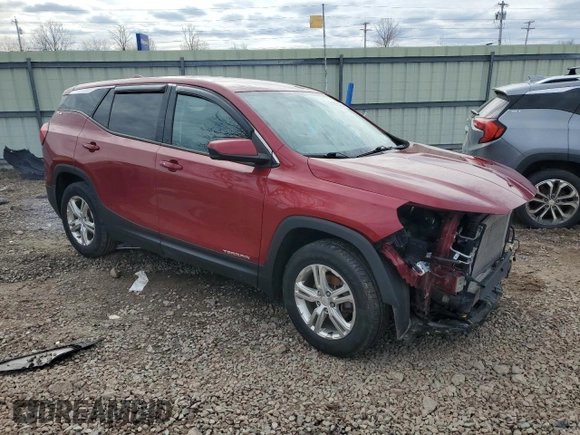 2018 GMC Terrain SLE with VIN 3GKALMEV0JL165014, listed as a Copart auction lot 51805525 with 73,020 mi miles and Salvage Title. Bid and sale history available at DreamBid. Image 4.