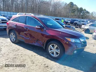 2013 Acura RDX Tech Pkg with VIN 5J8TB3H50DL010834, listed as a IAAI auction lot 41390126 with 167,332 mi miles. Bid and sale history available at carsss.com. Image 1.