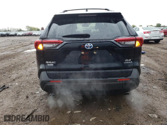 2021 Toyota RAV4 Hybrid LE with VIN JTMB6RFV5MD043228, listed as a Copart auction lot 71969783 with 28,532 mi miles and Salvage Title. Bid and sale history available at carsss.com. Image 6.