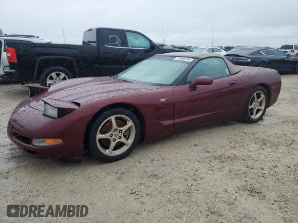 2003 Chevrolet Corvette with VIN 1G1YY32G635111840, listed as a Copart auction lot 74098764 with 0 mi miles and Non Repairable. Bid and sale history available at carsss.com. Image 1.
