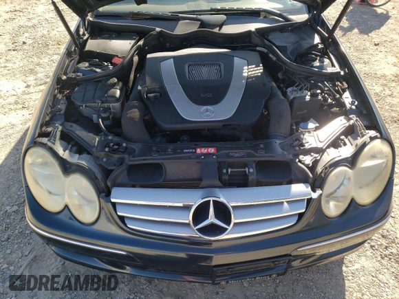 2006 Mercedes-Benz CLK-Class 3.5L with VIN WDBTK56G26T063518, listed as a Copart auction lot 76255904 with 69,135 mi miles and Clean Title. Bid and sale history available at carsss.com. Image 11.