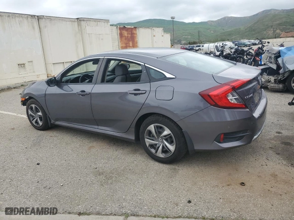 2019 Honda Civic Sedan LX with VIN 2HGFC2F63KH568820, listed as a Copart auction lot 51085635 with 50,759 mi miles and Salvage Title. Bid and sale history available at carsss.com. Image 2.