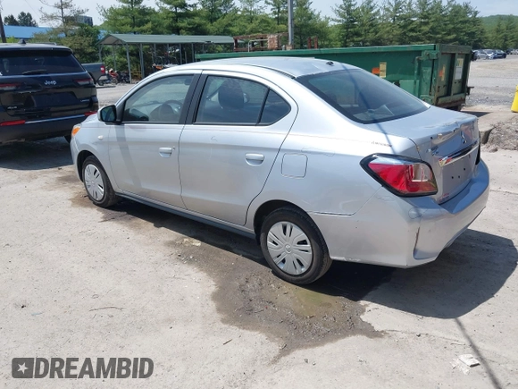 2023 Mitsubishi Mirage ES with VIN ML32FUFJ8PHF04683, listed as a IAAI auction lot 42240513 with 31,119 mi miles and . Bid and sale history available at DreamBid. Image 3.