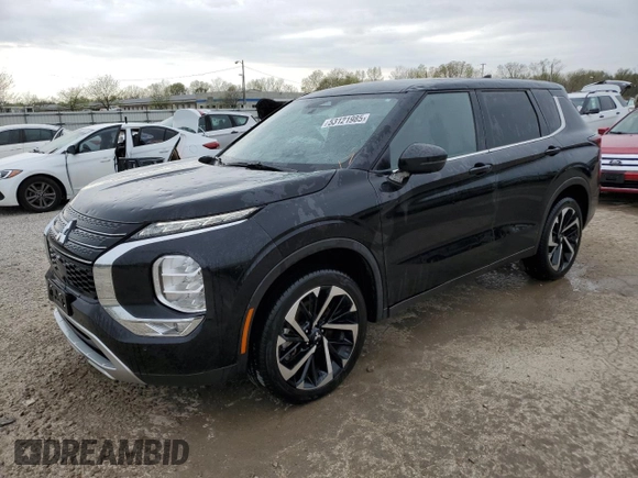 2022 Mitsubishi Outlander SE with VIN JA4J3UA83NZ087624, listed as a Copart auction lot 53121985 with 17,132 mi miles and Salvage title. Bid and sale history available at DreamBid. Image 1.
