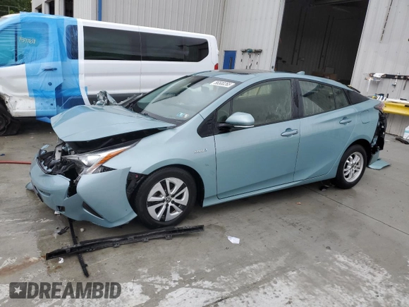 2016 Toyota Prius Four z VIN JTDKARFU1G3006158, wystawiony jako Copart lot #56500265 z przebiegiem 57 418 mil mil oraz Szkoda całkowita • Salvage title. Historia ofert i sprzedaży dostępna na DreamBid. Obrazek 1.