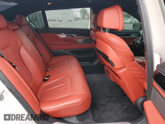 2018 BMW 7 Series 750i with VIN WBA7F0C53JGM24069, listed as a Copart auction lot 53515035 with 79,803 mi miles and Salvage Title. Bid and sale history available at carsss.com. Image 10.