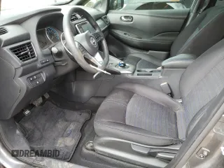2023 Nissan LEAF S with VIN 1N4AZ1BV2PC554003, listed as a Copart auction lot 50589395 with 25,261 mi miles and Salvage Title. Bid and sale history available at DreamBid. Image 7.