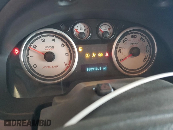 2008 Ford Focus SE with VIN 1FAHP33N18W122498, listed as a Copart auction lot 52979765 with 260,910 mi miles and Salvage Title. Bid and sale history available at carsss.com. Image 9.
