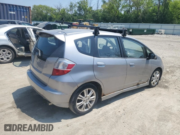 2009 Honda Fit Sport with VIN JHMGE88449S012139, listed as a Copart auction lot 60046185 with 255,292 mi miles and Clean title. Bid and sale history available at DreamBid. Image 3.